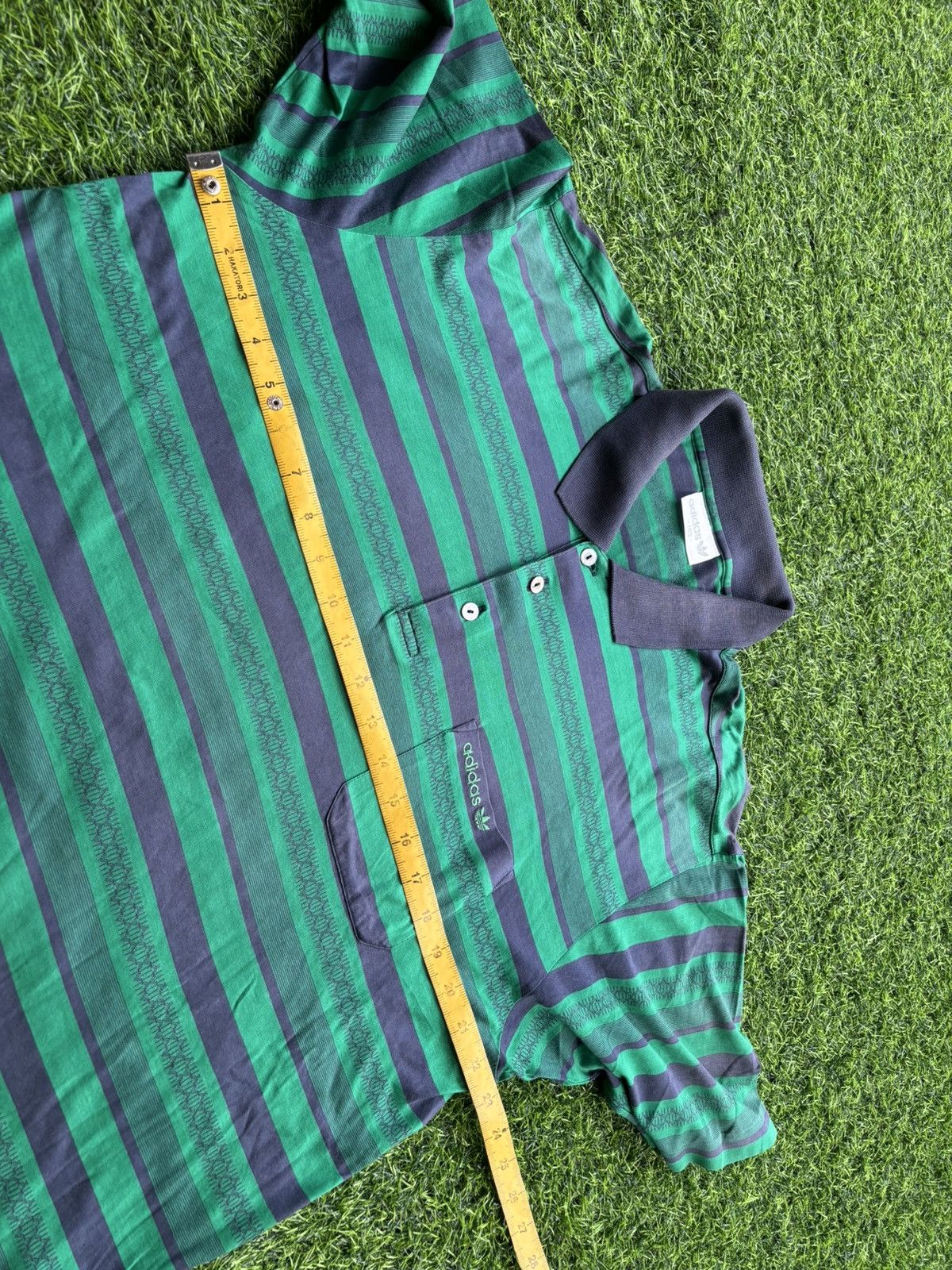 Adidas Vintage Adidas Stripe Pocket Shirt Size US L / EU 52-54 / 3 - 7 Thumbnail