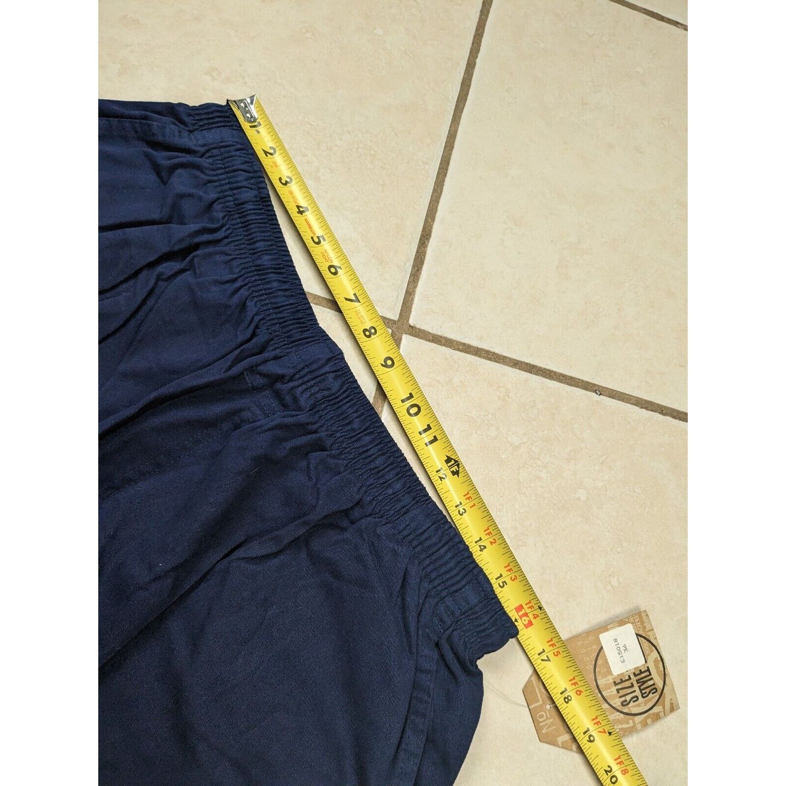 Gotcha NWT Vtg Gotcha Shorts Cotton Elastic Surf Skate Navy Blue Size US 36 / EU 52 - 11 Thumbnail