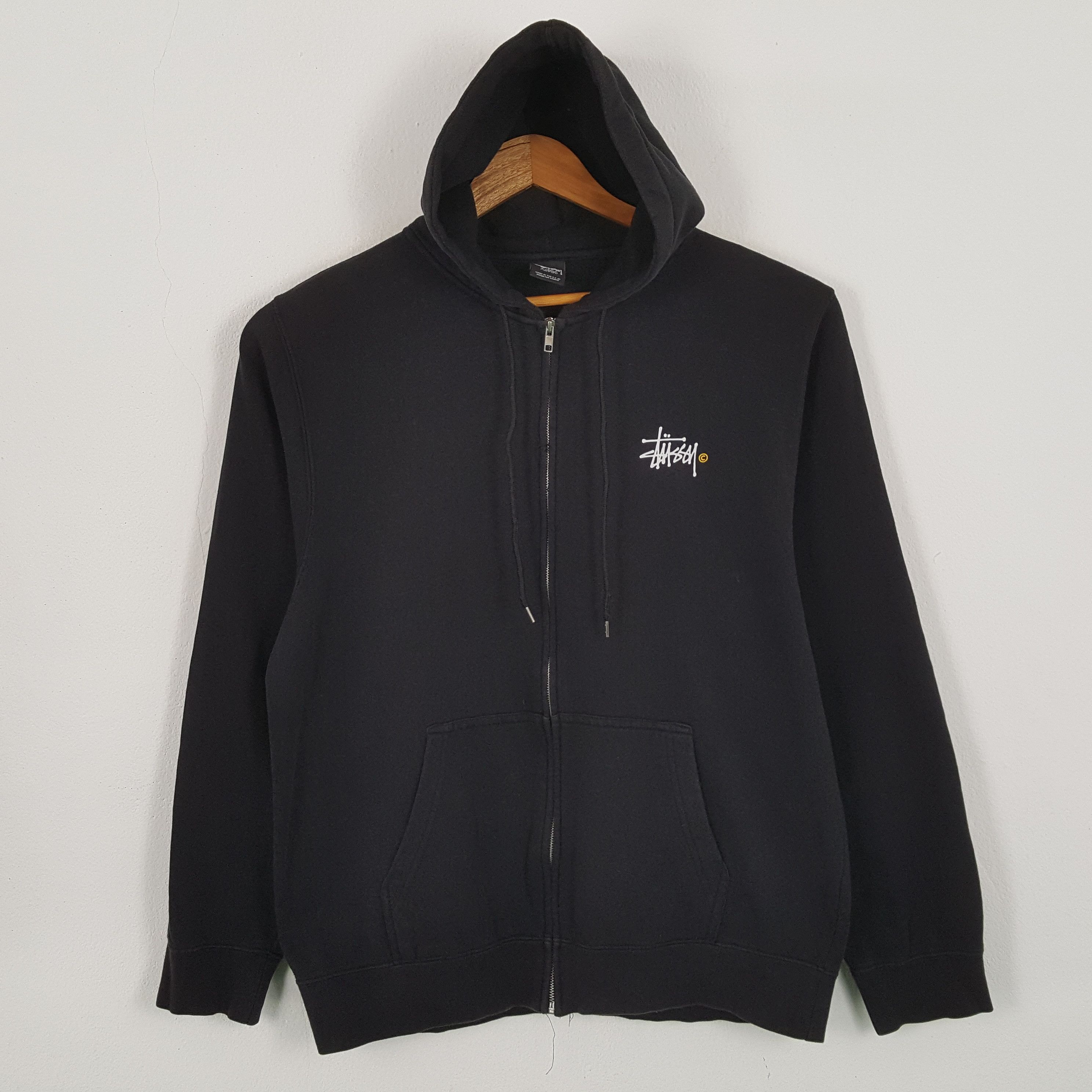 Stussy × Vintage Vintage STUSSY American Streetwear Skateboard Hoodies Size US L / EU 52-54 / 3 - 3 Thumbnail