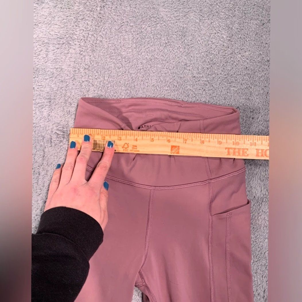 Athleta Athleta Pink Leggings 2XS 7/8 Tight Ankle Women XXS Stash Ultimate Pink Leggings XXS Size 24" / US 00 / IT 34 - 4 Thumbnail