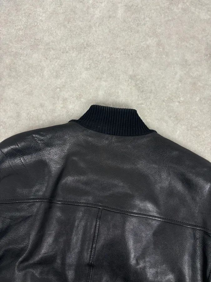 Prada AW2008 Prada Buttoned Black Leather Jacket Size US L / EU 52-54 / 3 - 6 Thumbnail