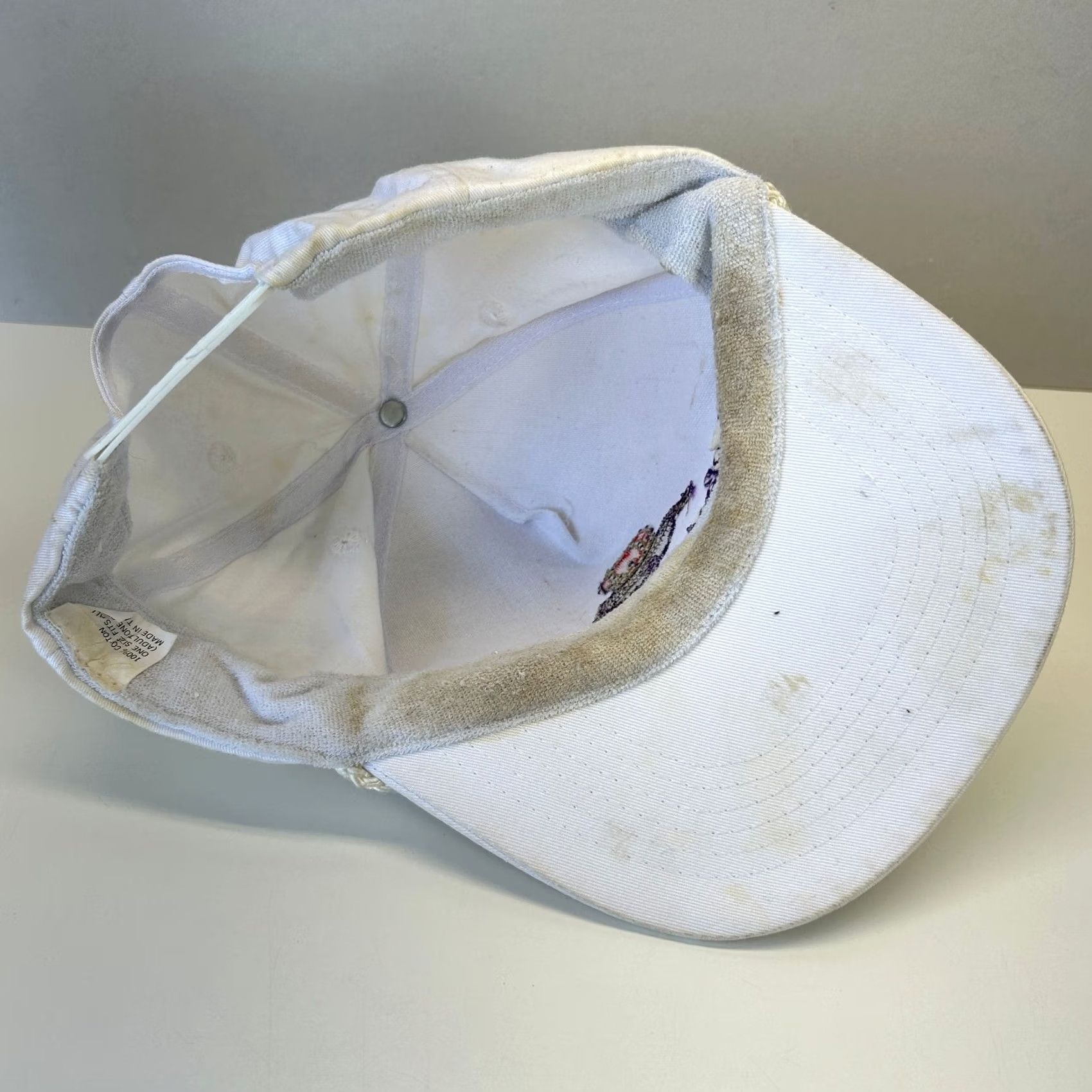 Vintage VINTAGE Crown Royal Snapback Hat White Rope Bill The Society of the Crown WEAR Size ONE SIZE - 6 Thumbnail