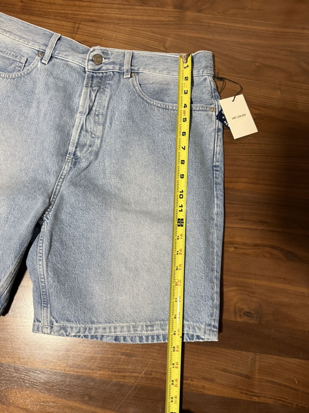 Aime Leon Dore Aime Leon Dore ALD MLB New York Mets Denim Shorts Light Wash Size US 34 / EU 50 - 8 Thumbnail