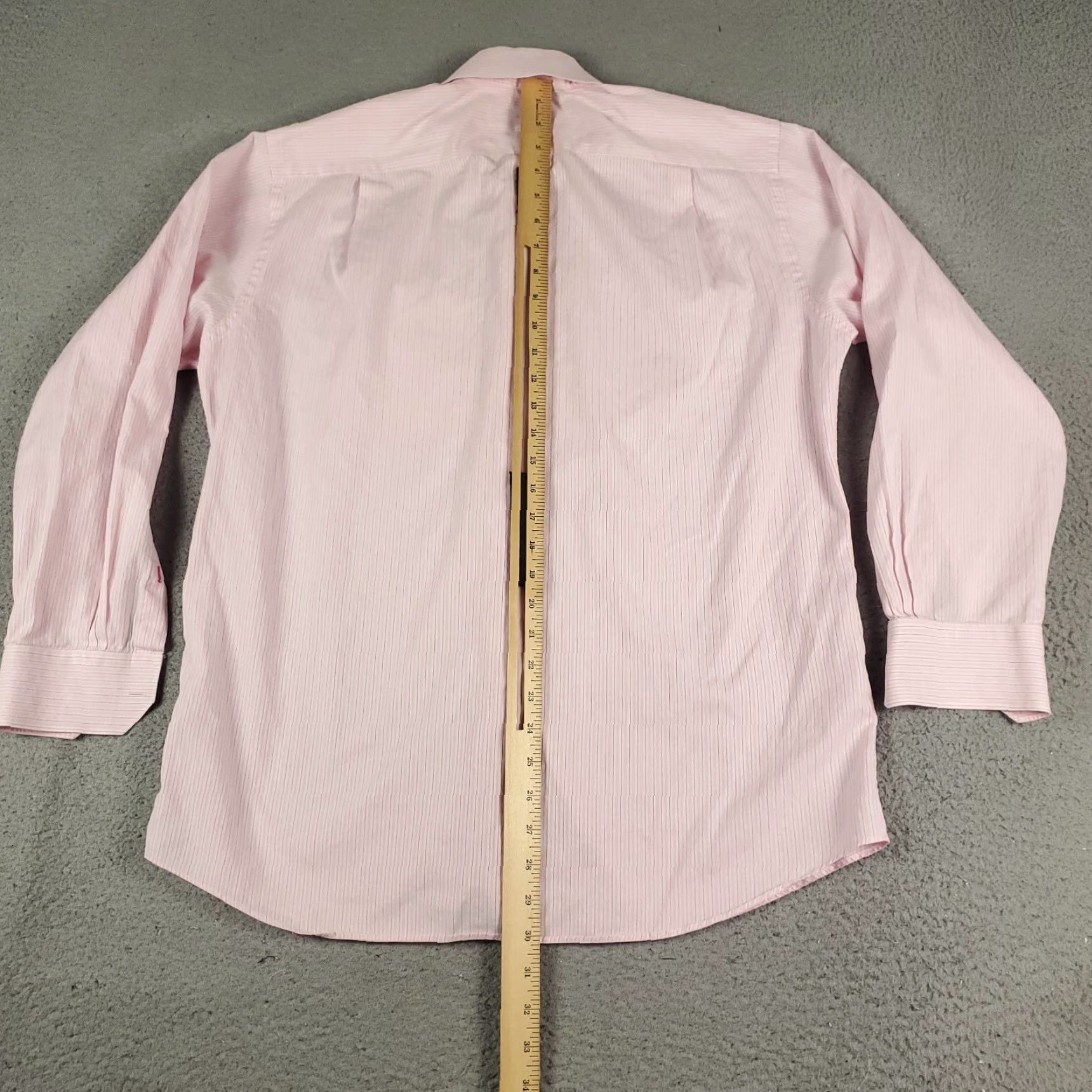 Tommy Bahama Tommy Bahama Dress Shirt Mens 15.5 Pink Striped Long Sleeve Button-Up Classic Preppy Size 40R - 4 Thumbnail