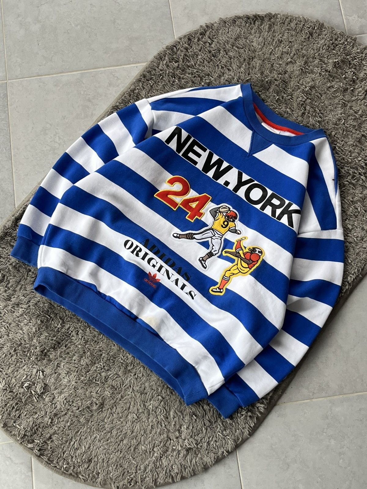 Adidas Vintage Adidas Archive Series New York Sweatshirt Size US M / EU 48-50 / 2 - 2 Thumbnail