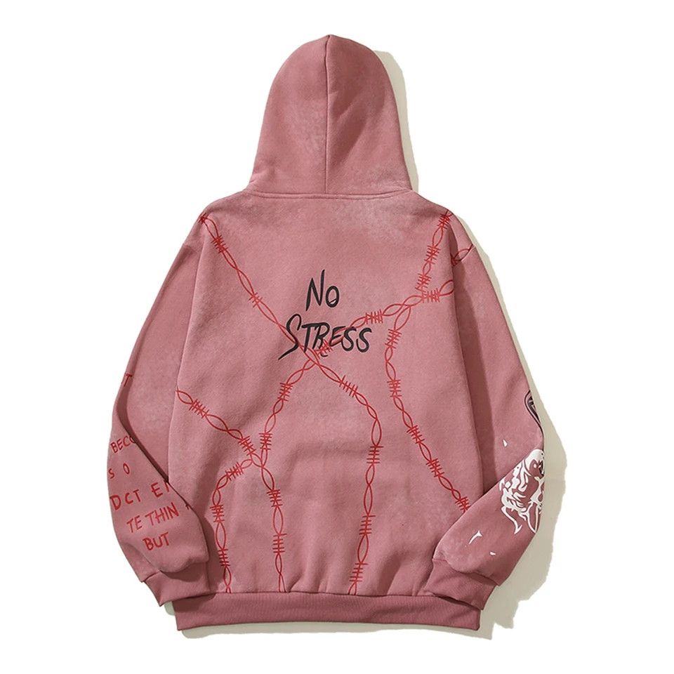 Vintage Graffiti Full Print Pullover Hoodies Size US M / EU 48-50 / 2 - 2 Thumbnail