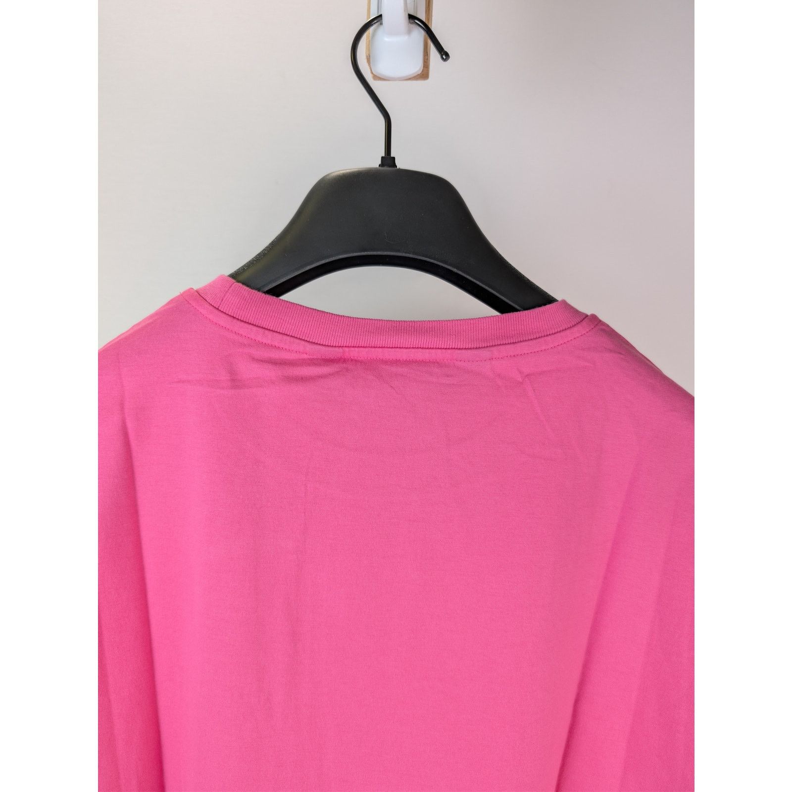 Palm Angels o1rshd1 Embroidered Logo Slim T-Shirt in Fuchsia Pink/Black Size US XL / EU 56 / 4 - 15 Thumbnail