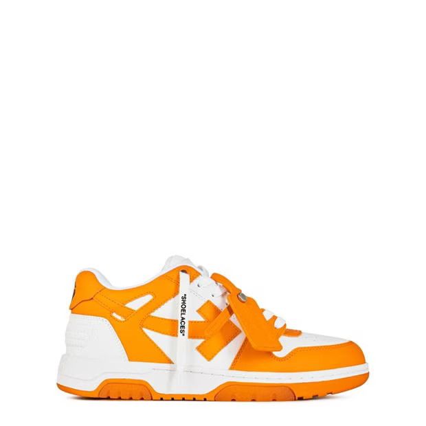 image of Off White O1G2R1Mq0524 Trainers In Orange & White Shoes in Orange/White, Men's (Size 11)