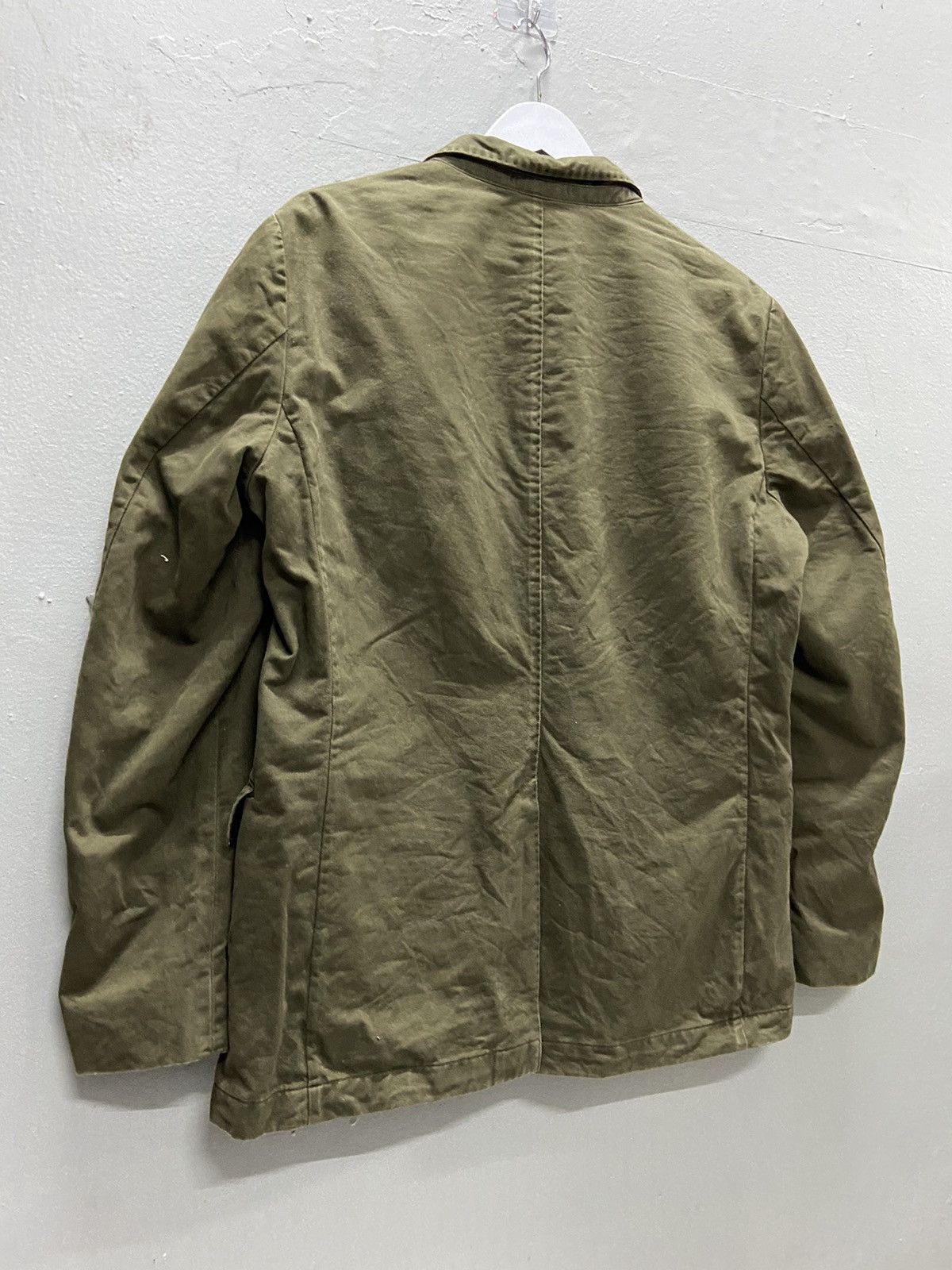 Uniqlo UNIQLO COTTON BLAZER ARMY GREEN Size 40L - 2 Thumbnail