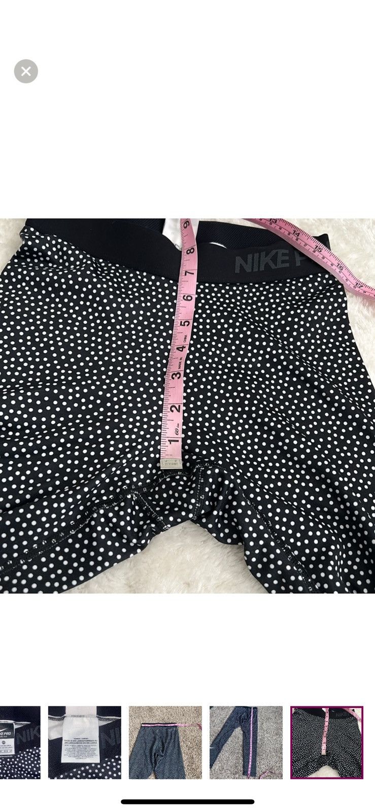 Nike Nike XS pro combat polka dot leggings Size 25" / US 0 / IT 36 - 8 Thumbnail