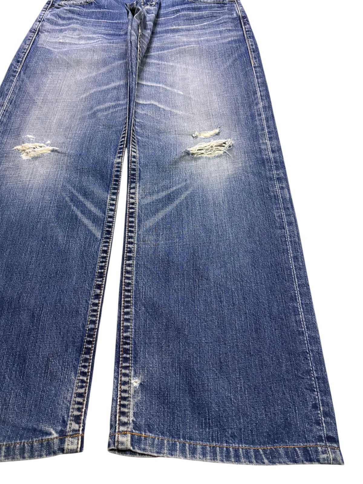 Levi's Vintage 90s Levis 503 Mud Wash Distressed Loose Baggy Jeans Size US 33 - 7 Thumbnail