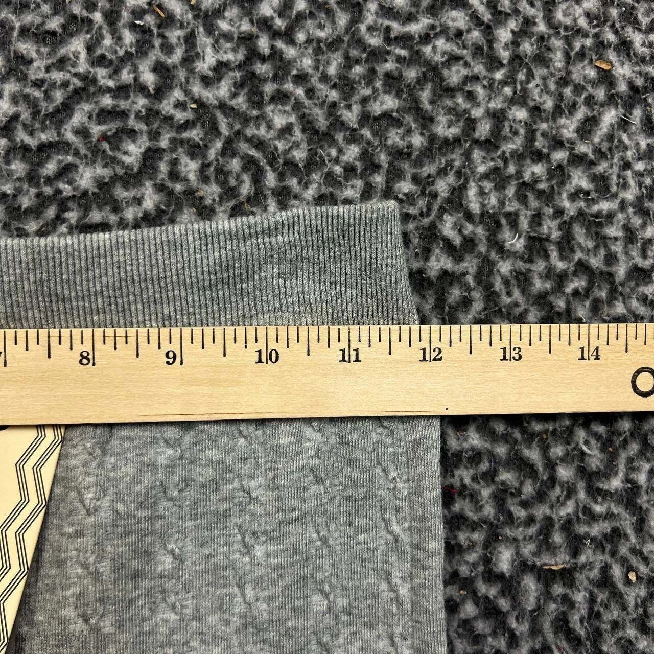 Other Pink Rose Leggings Women M Gray Cable Knit Stretch 24x30 New Size 24" / US 00 / IT 34 - 8 Thumbnail