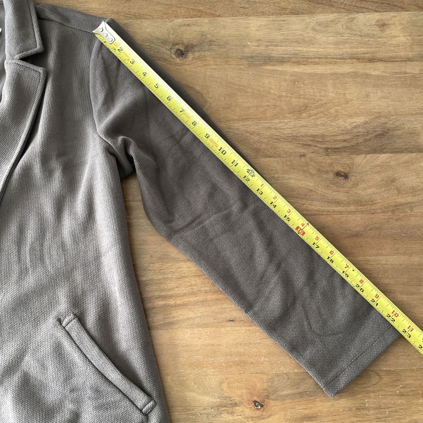 Vintage Matty M Blazer Women’s Size L Brown Knit Open Front Office Casual Workwear Vintage: No Shirt? Size L / US 10 / IT 46 - 6 Thumbnail