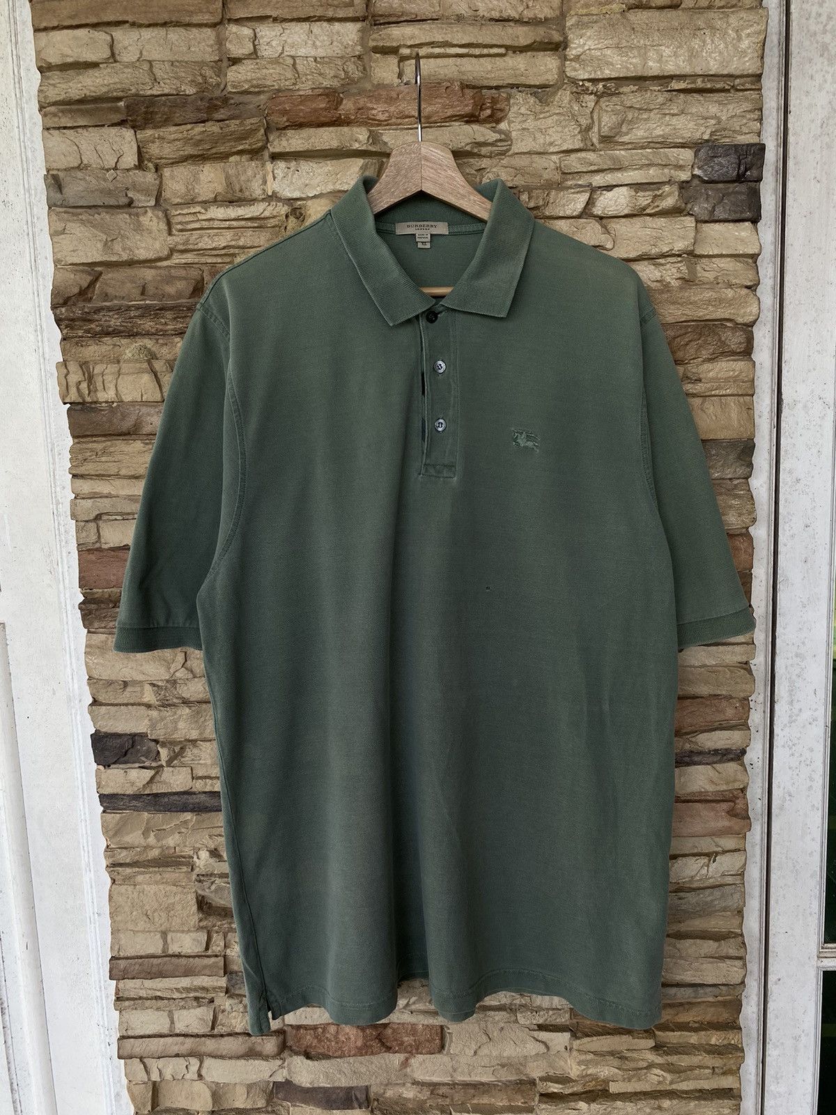 Vintage Rare Burberry London Brit Nova Check Polo Shirt Size US XL / EU 56 / 4 - 2 Thumbnail