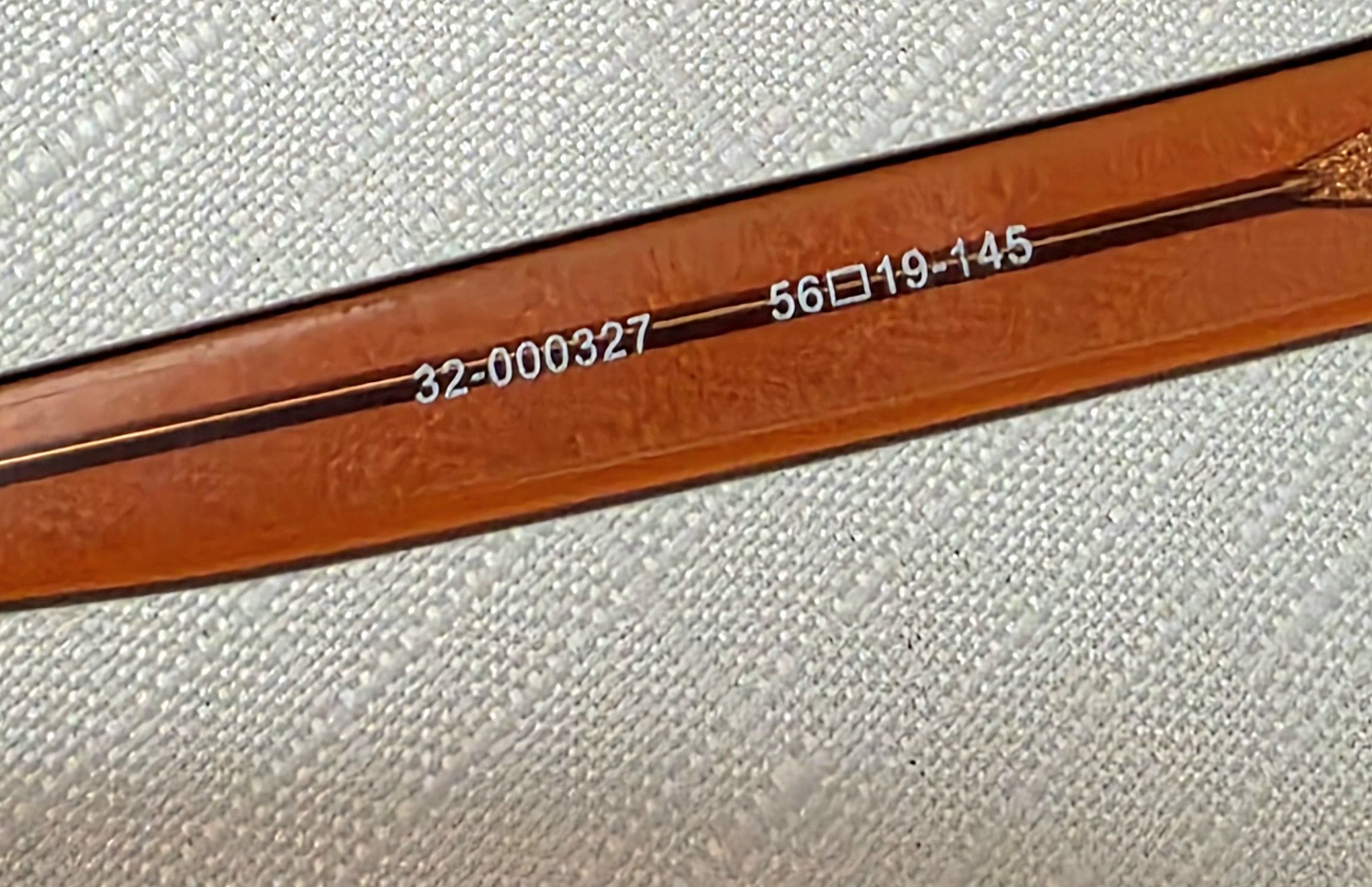 Other MUSE 32-000327 CLEAR BURNT SIENNA AUTHENTIC sunglasses Size ONE SIZE - 9 Thumbnail