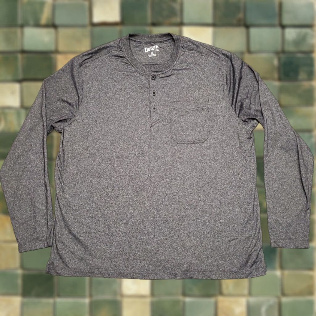 Duluth Trading Company Duluth Trading Co Shirt Men XL Charcoal Performance Henley Outdoor Gorp Shirt Men's XL Charcoal Henley Performance Outdoor Duluth Trading Co Size US XL / EU 56 / 4 - 1 Thumbnail