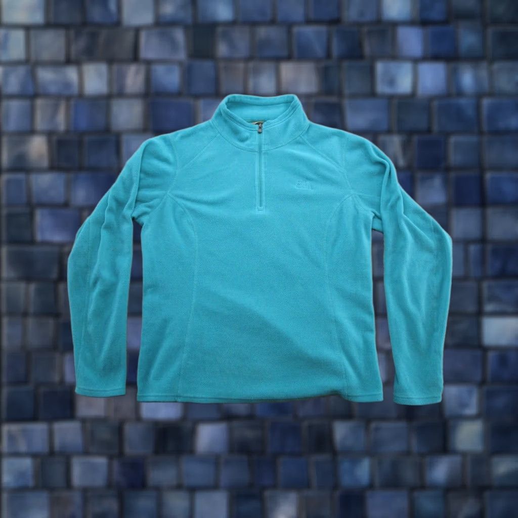 The North Face The North Face Jacket Blue 1/4 Zip Lightweight Women’s Medium Ski Outdoors Long Sleeve Zip Coat Regular Fleece Logo Winter Casual Size M / US 6-8 / IT 42-44 - 1 Thumbnail