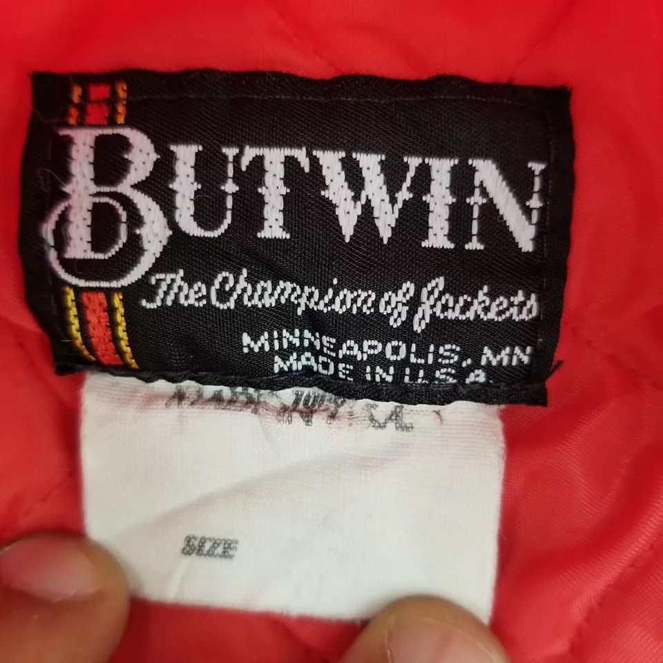 Other Vintage Butwin Jacket Mens Large Red Pockets Dick Size US L / EU 52-54 / 3 - 9 Thumbnail