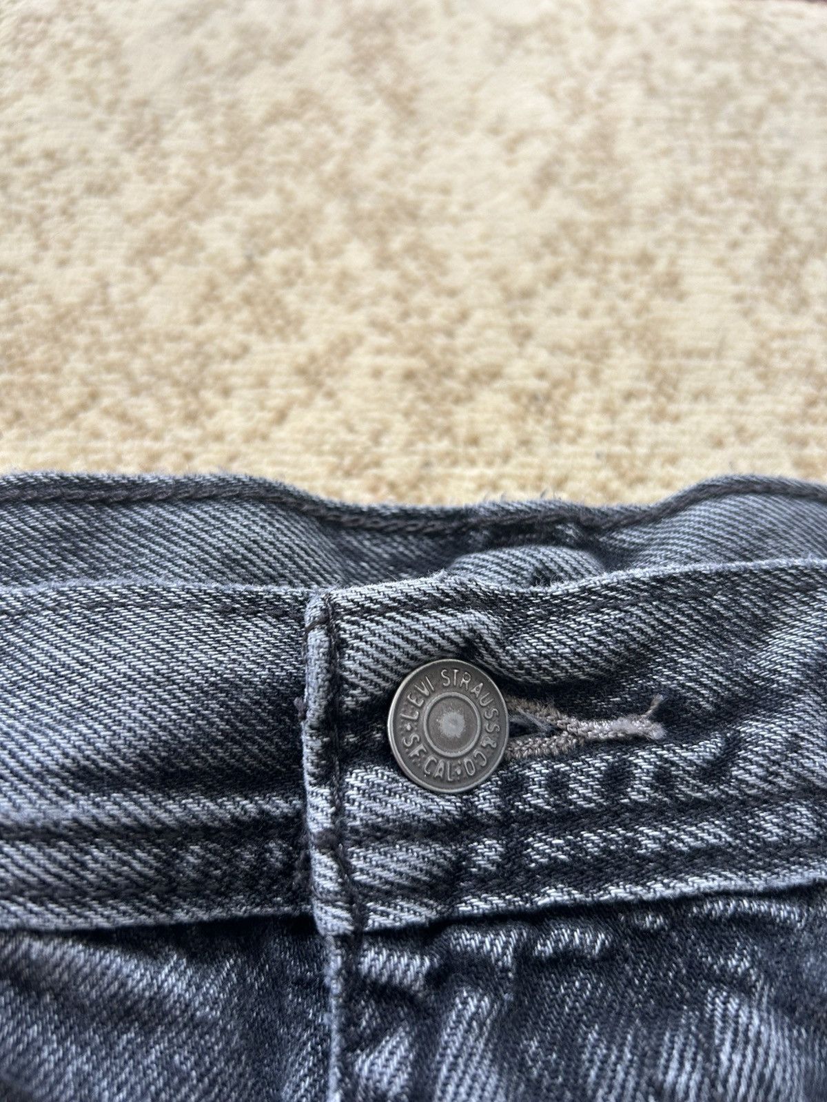 Levi's Levis 578 Faded Black Baggy Cargo Denim Jeans Size US 36 / EU 52 - 8 Thumbnail