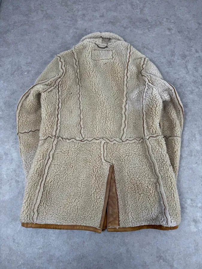 Maison Margiela 2000s Maison Margiela H&M Shearling Beige Reversible Long Jacket Size US M / EU 48-50 / 2 - 4 Thumbnail