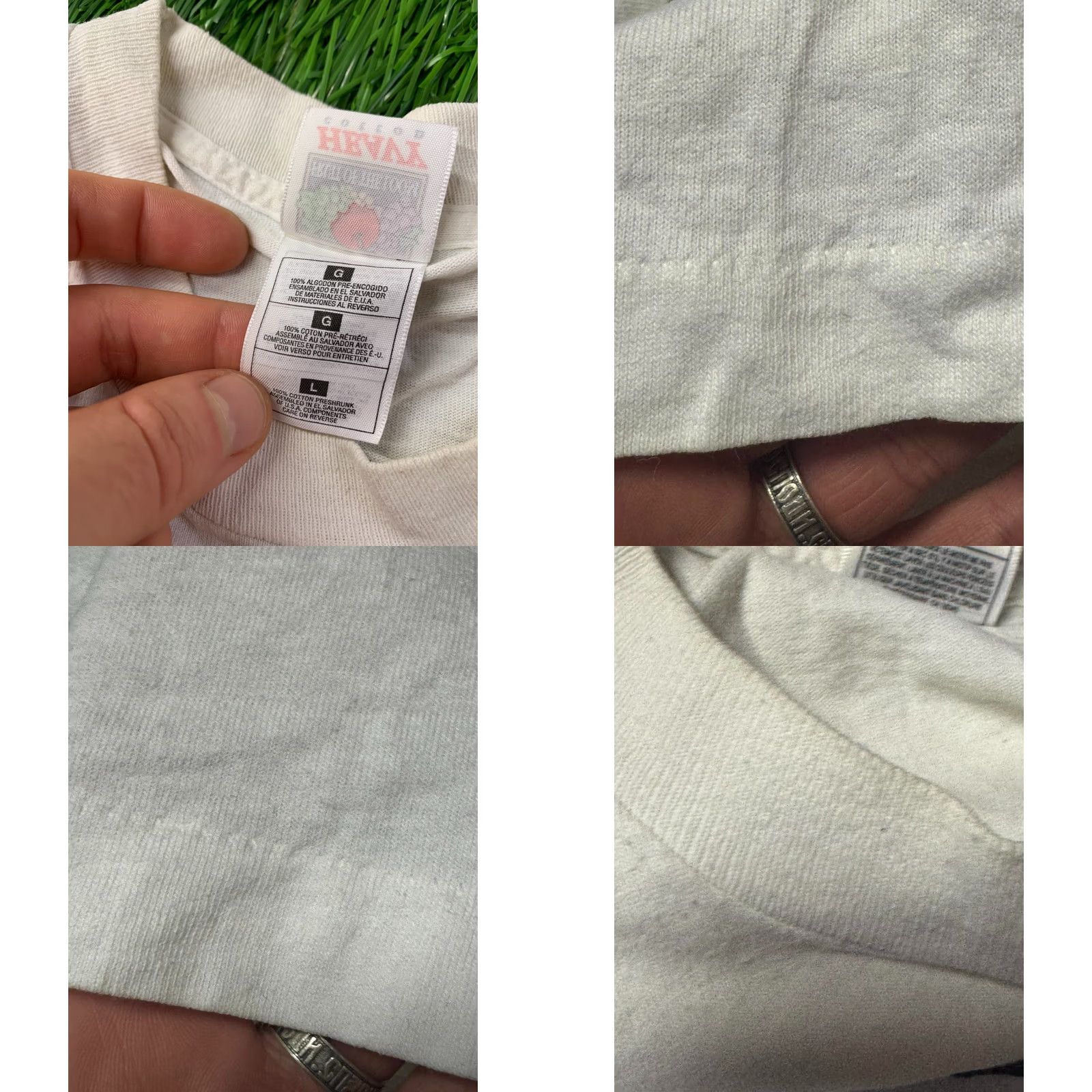 Fruit Of The Loom Brewster's Kananaskis Guest Ranch Shirt Men L White 1990s Vintage Jersey Tee Brand: Fruit of the Loom Size US L / EU 52-54 / 3 - 8 Thumbnail