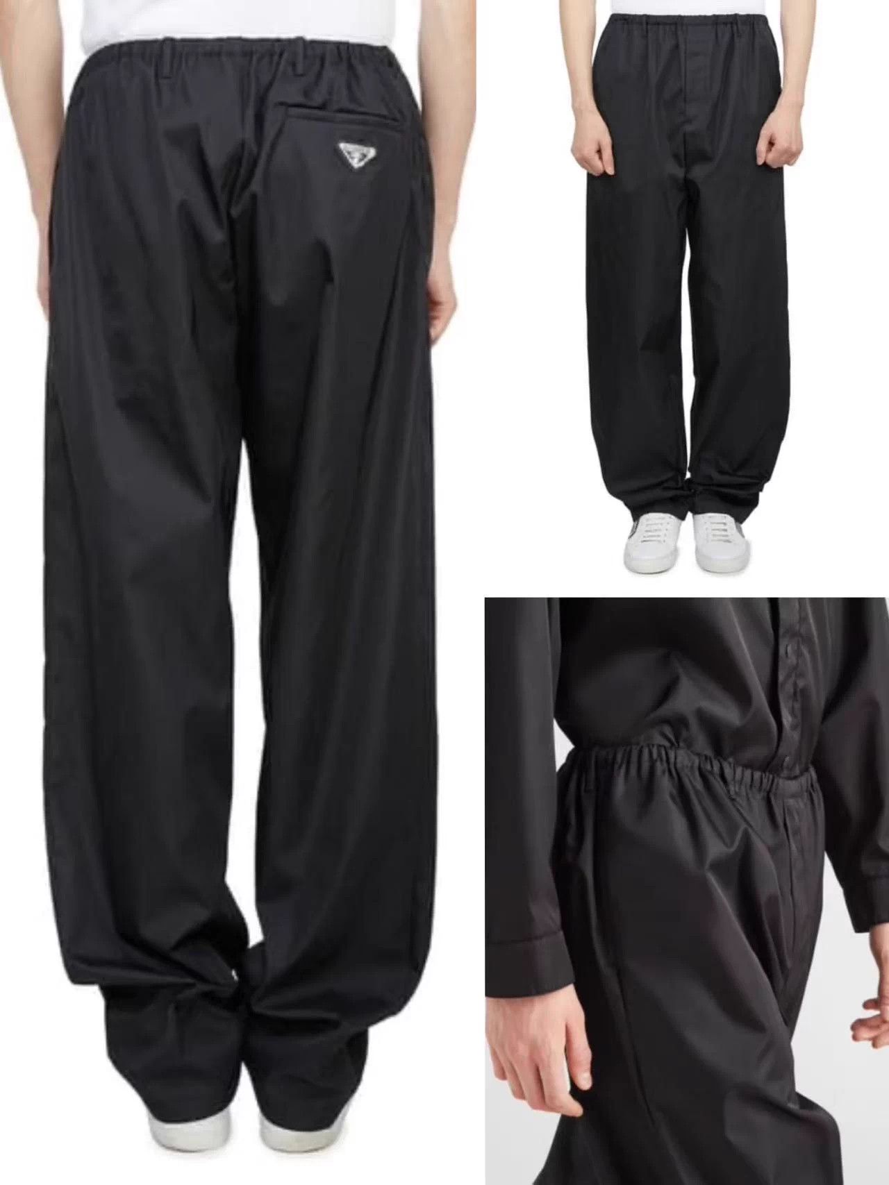 Prada Prada re-nylon metal triangle logo sweatpants XXL NWT Size US 40 / EU 56 - 1 Thumbnail