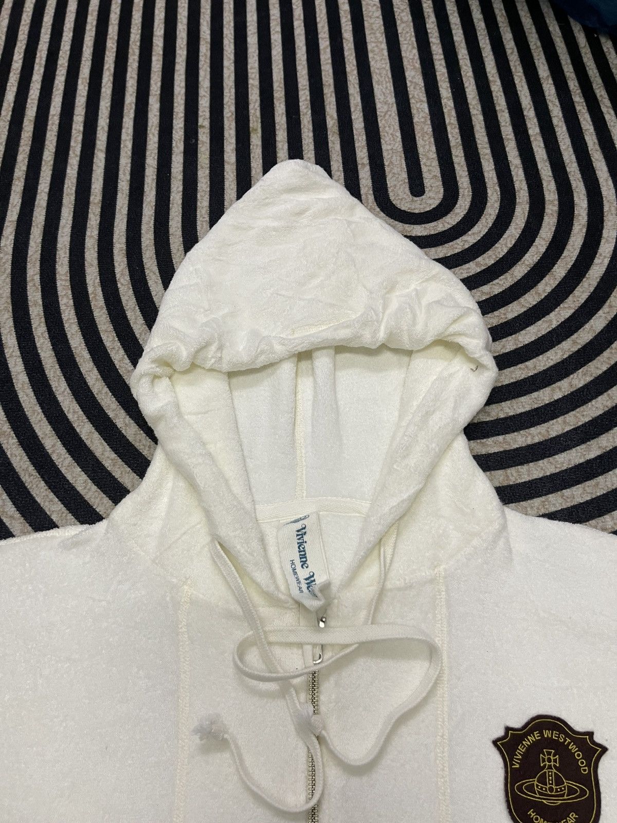 Vivienne Westwood 90s VIVIENNE WESTWOOD HOMEWEAR FLEECE ZIPPER HOODIE Size US L / EU 52-54 / 3 - 10 Thumbnail