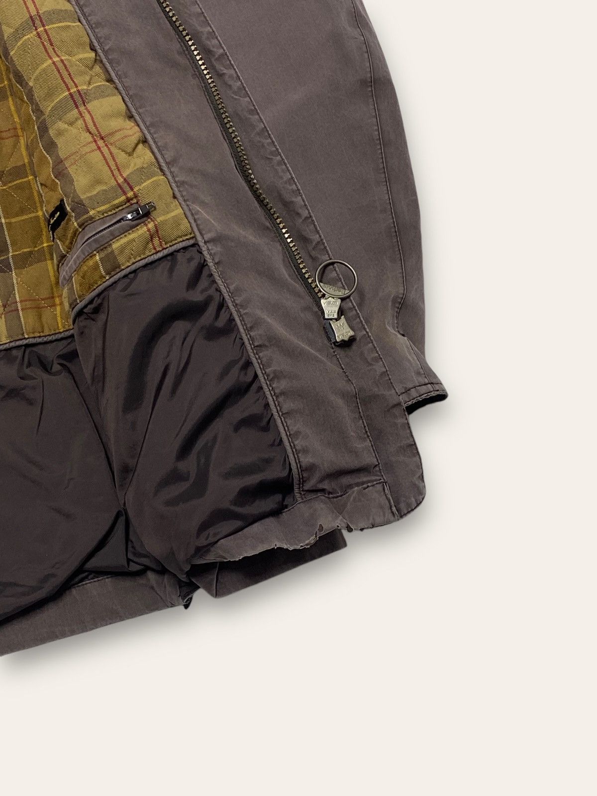 Barbour Vintage BARBOUR Faded Brown Hooded Shell Jacket Waterproof Size US M / EU 48-50 / 2 - 7 Thumbnail
