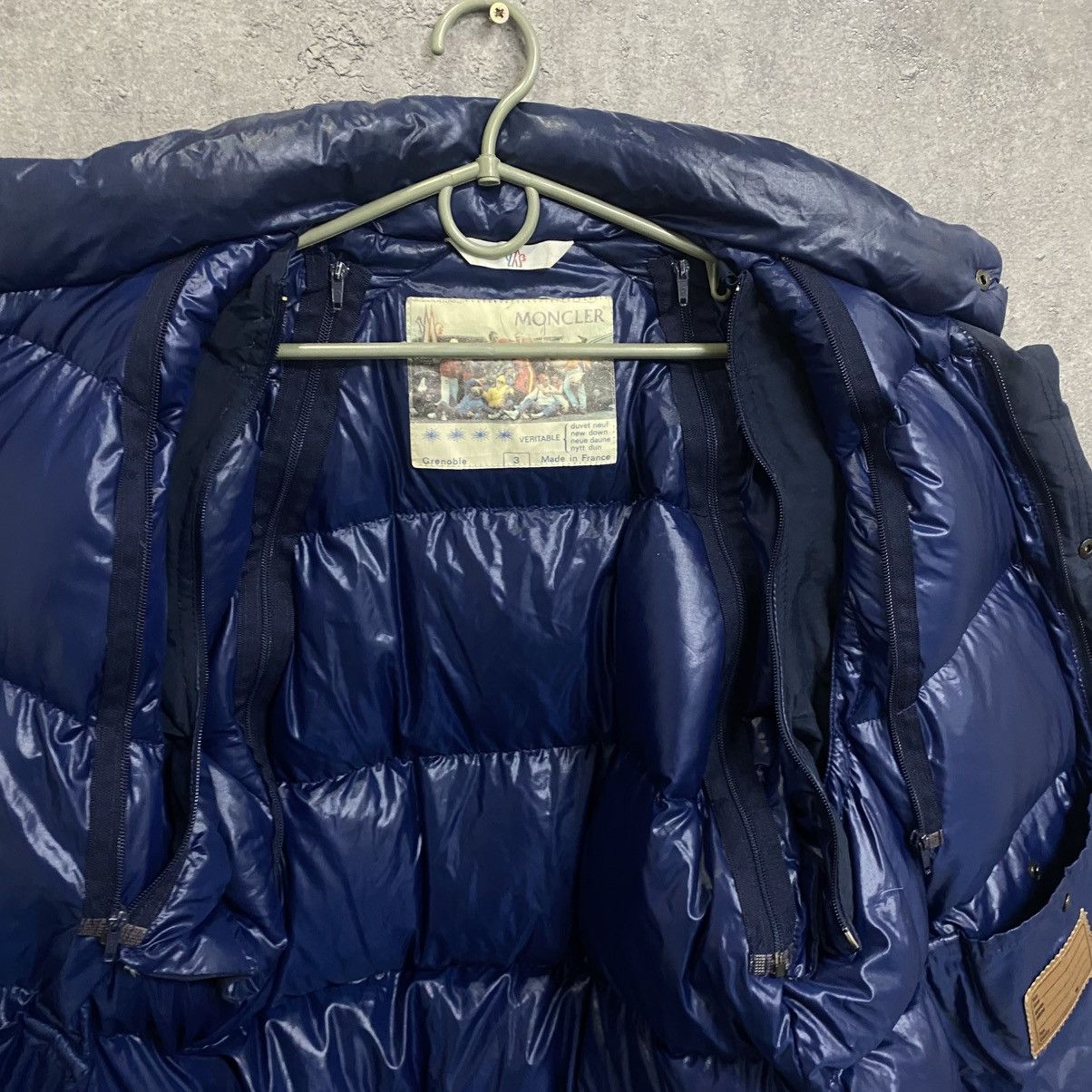Moncler Vintage 80s Moncler Grenoble Puffer / Vest Jacket 2in1 Size US L / EU 52-54 / 3 - 16 Thumbnail
