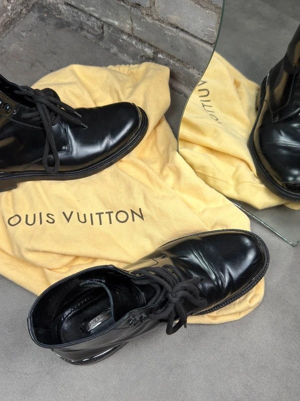 Louis Vuitton Louis Vuitton archive high top leather boots Size US 10 / EU 43 - 10 Thumbnail