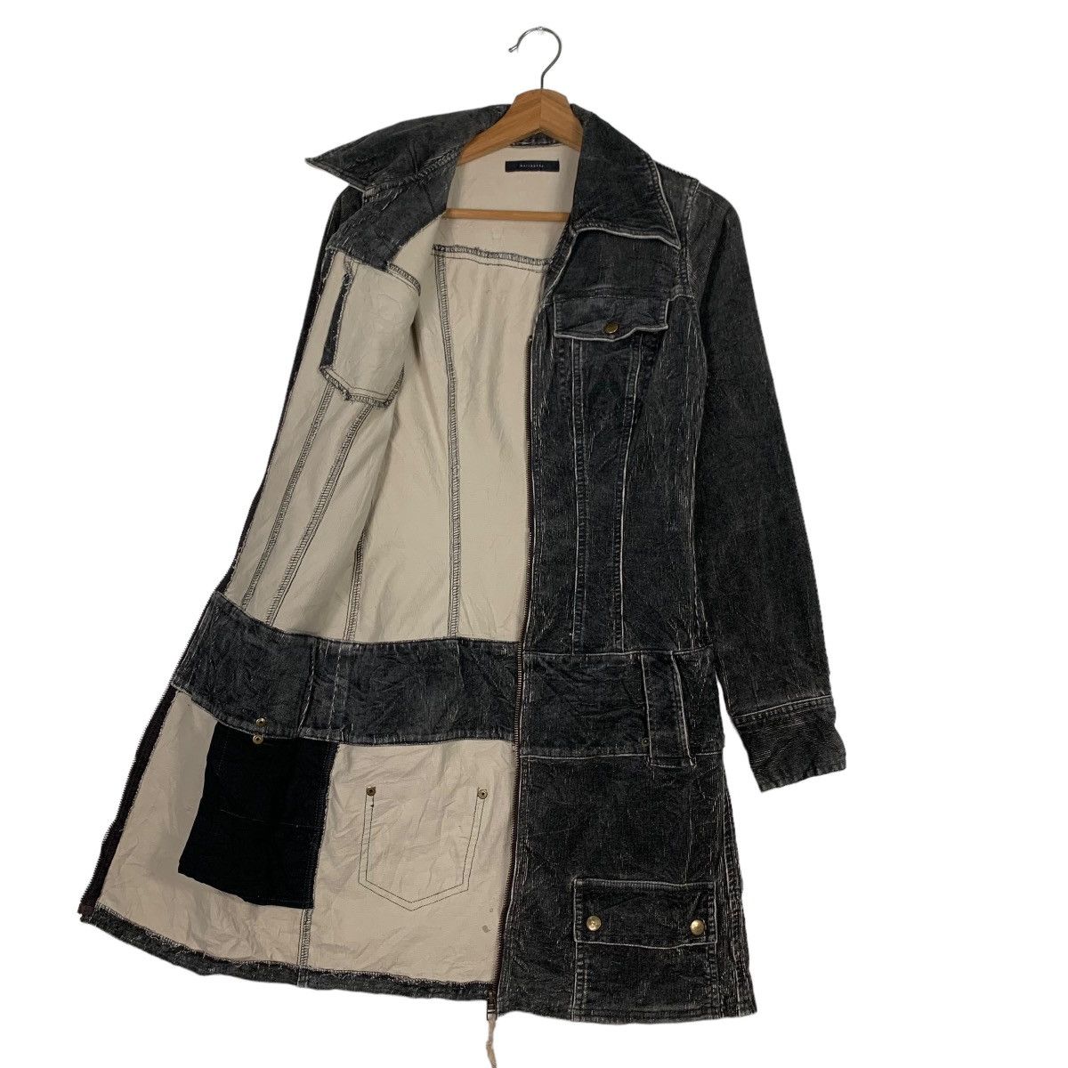 Japanese Brand MAITRESSE Corduroy Overcoat Jacket #0101-C6 Size S / US 4 / IT 40 - 10 Thumbnail