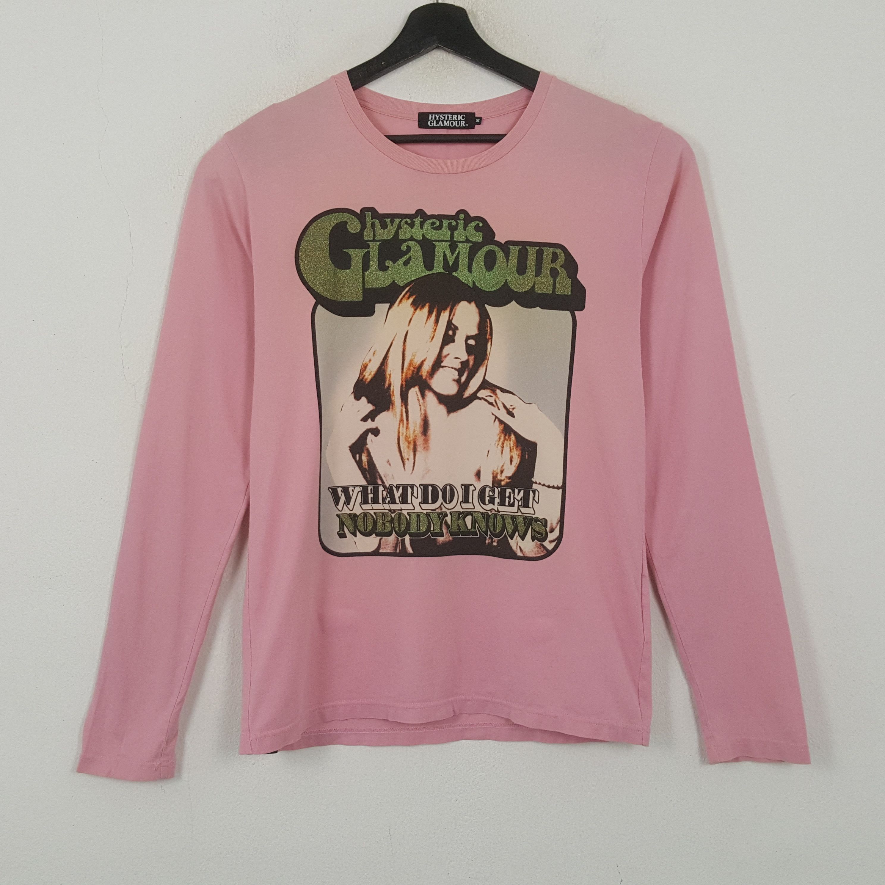 Hysteric Glamour Hysteric Glamour Japanese Brand Long Sleeve Tshirt RR7 Size M / US 6-8 / IT 42-44 - 1 Thumbnail