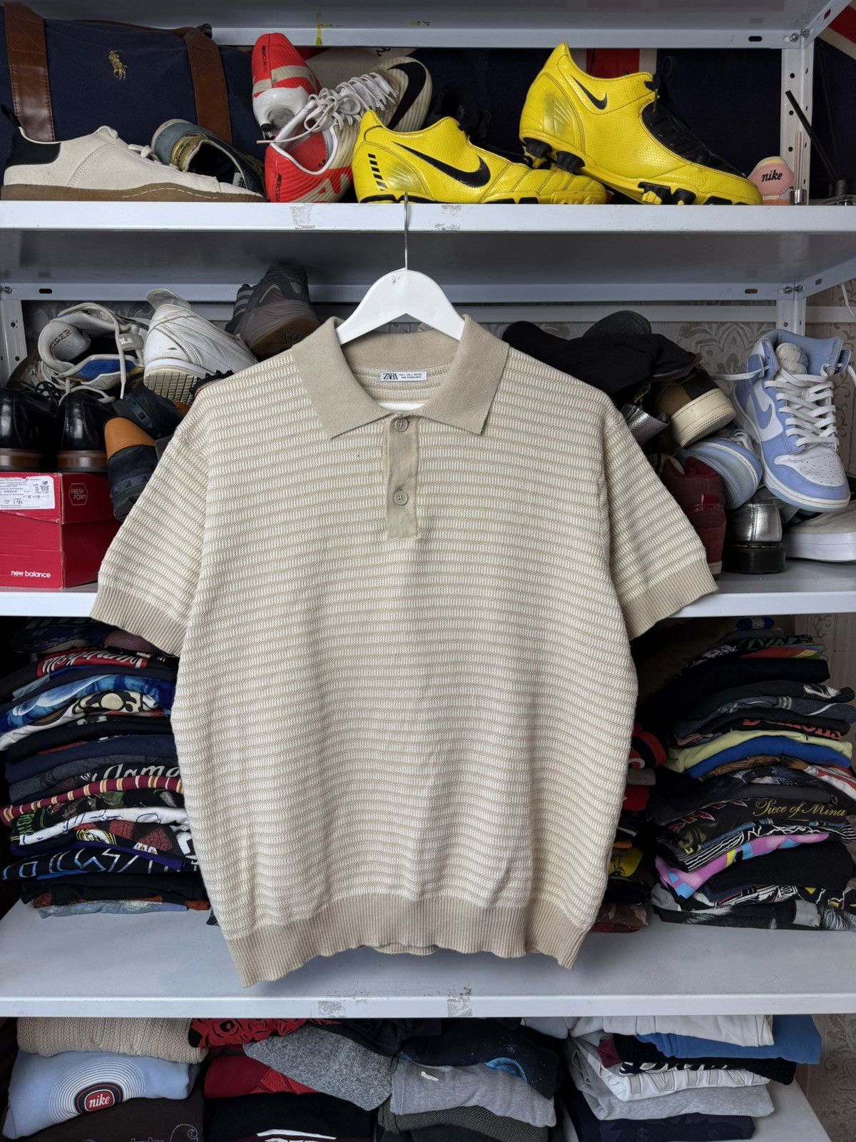 Zara Zara Old Money White Polo Tee Streetwear Hype Size US L / EU 52-54 / 3 - 11 Thumbnail