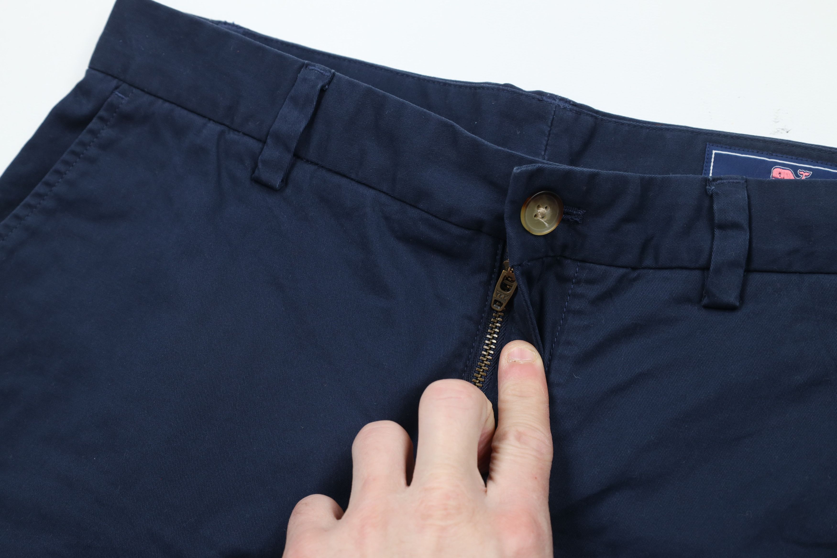 Vineyard Vines × Vintage Vineyard Vines Spell Above Knee Breaker Chino Shorts Blue Size US 30 / EU 46 - 5 Thumbnail