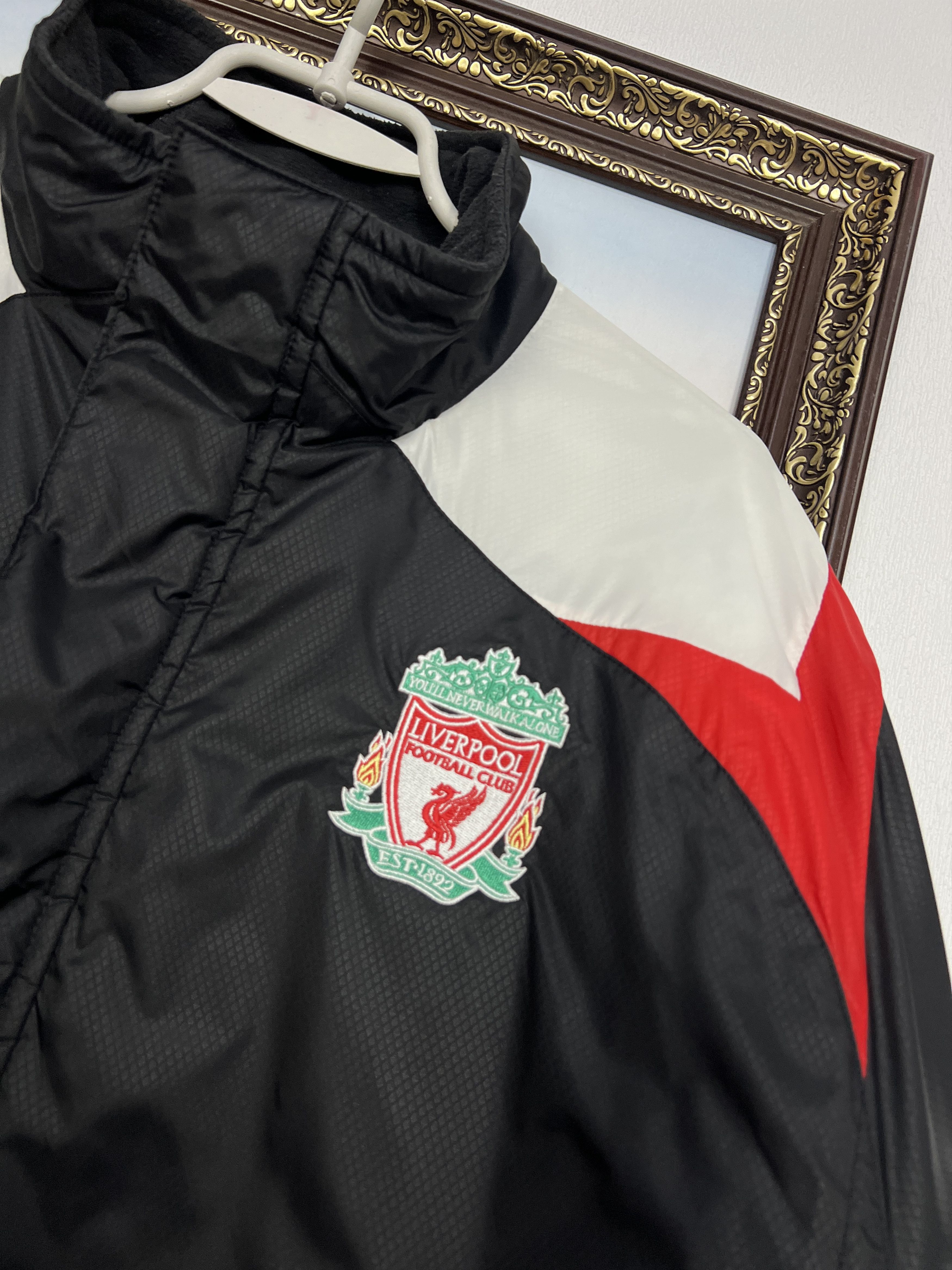 Vintage Adidas Liverpool Football Warm Jacket Soccer Bomber