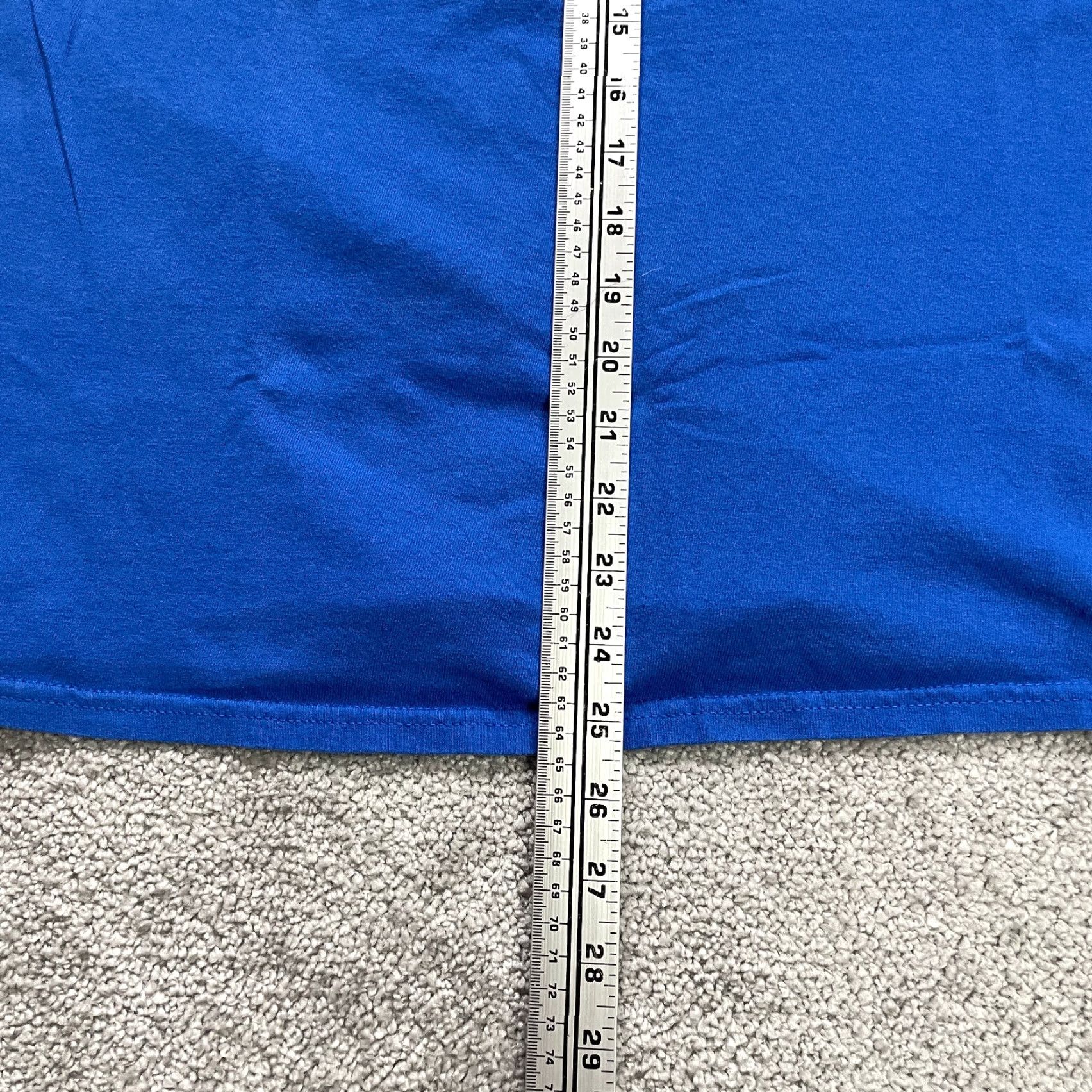 Peanuts VINTAGE Charlie Brown Shirt Adult Large Blue Christmas Peanuts Knit T-Shirt Mens 90s Logo Print Size US L / EU 52-54 / 3 - 7 Thumbnail