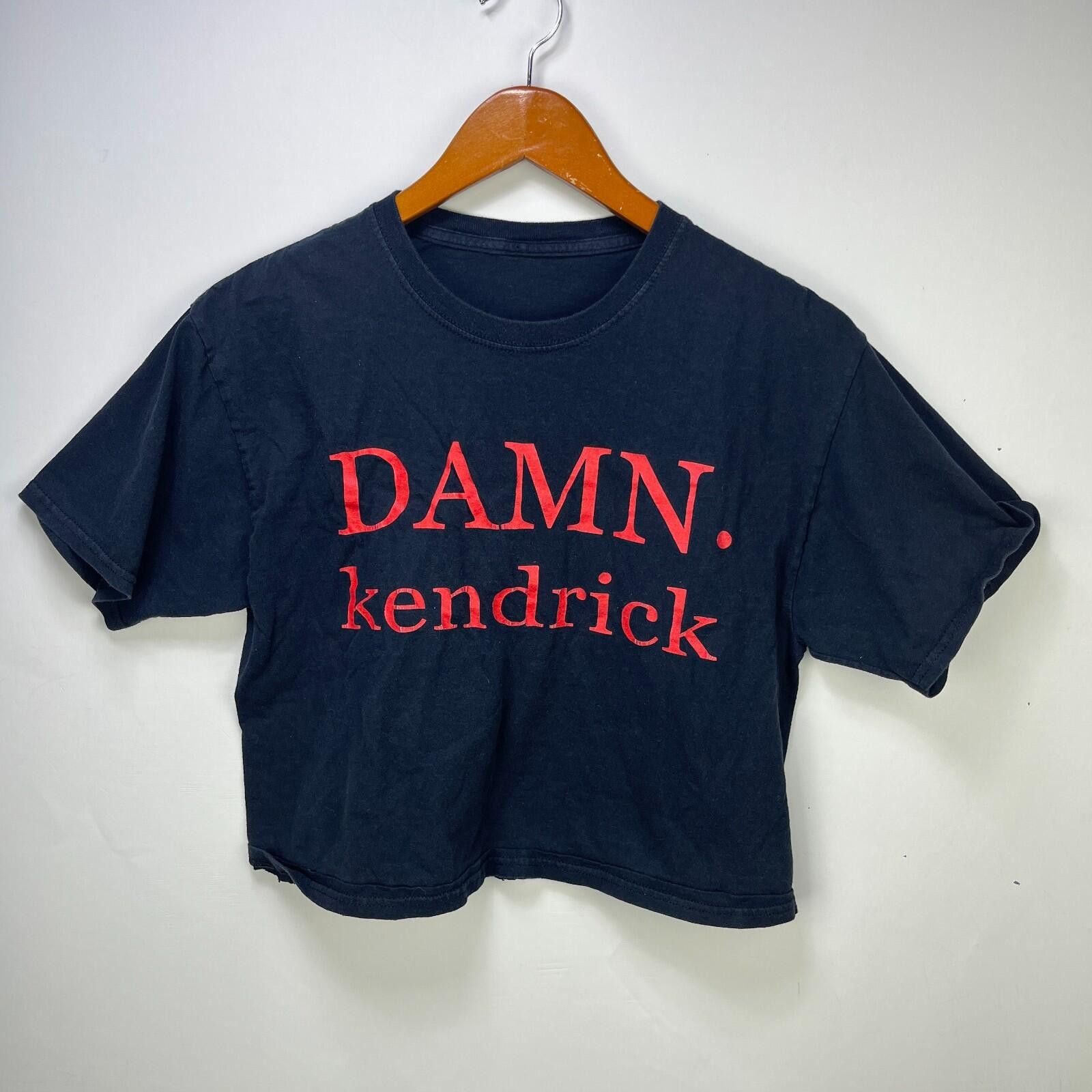 Vintage Kendrick Lamar DAMN Championship Tour Cropped T Shirt S/M Size S / US 4 / IT 40 - 1 Thumbnail