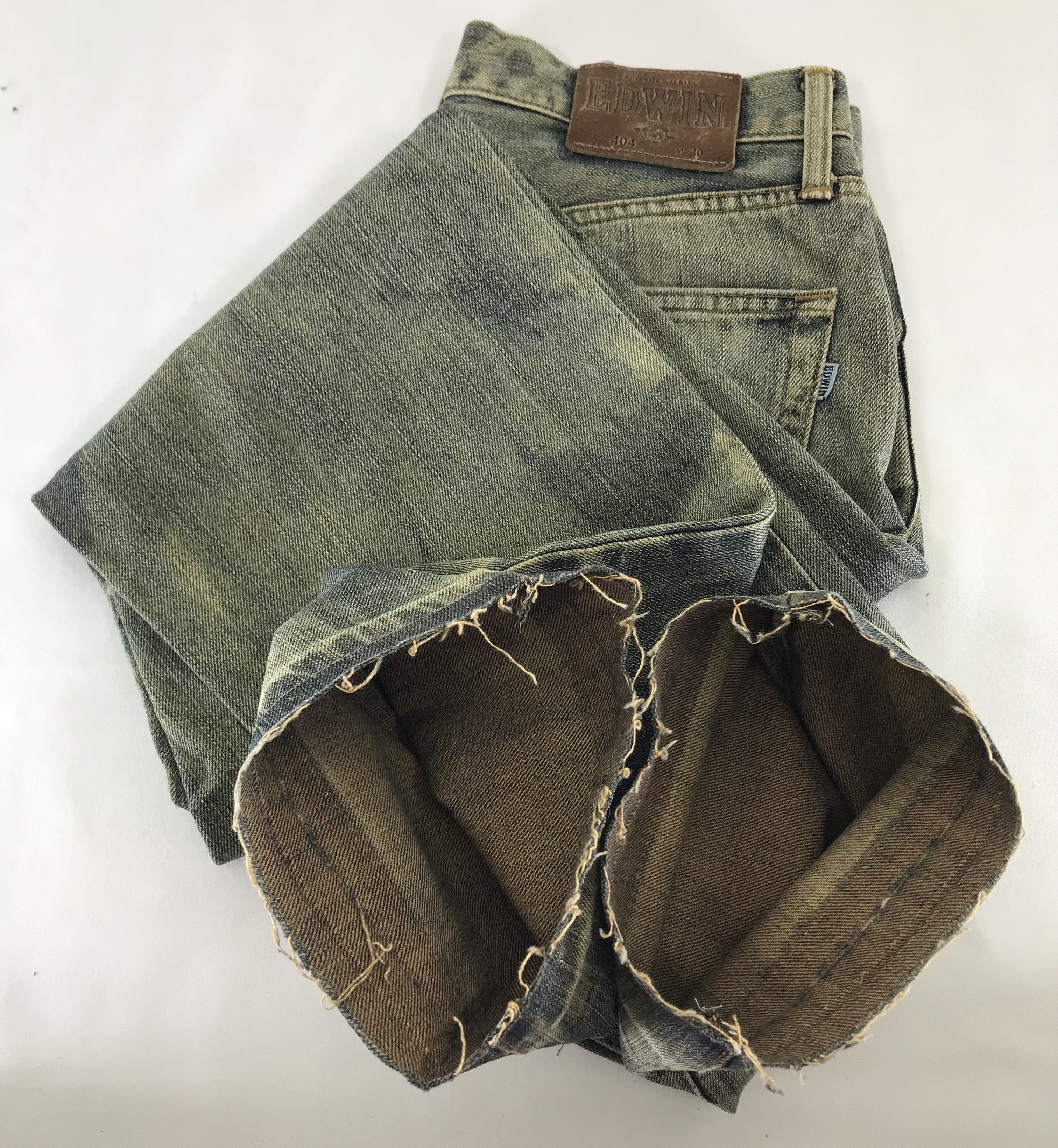 Edwin Vintage Edwin 404 Bleach Rusty Jeans Size US 29 - 13 Thumbnail