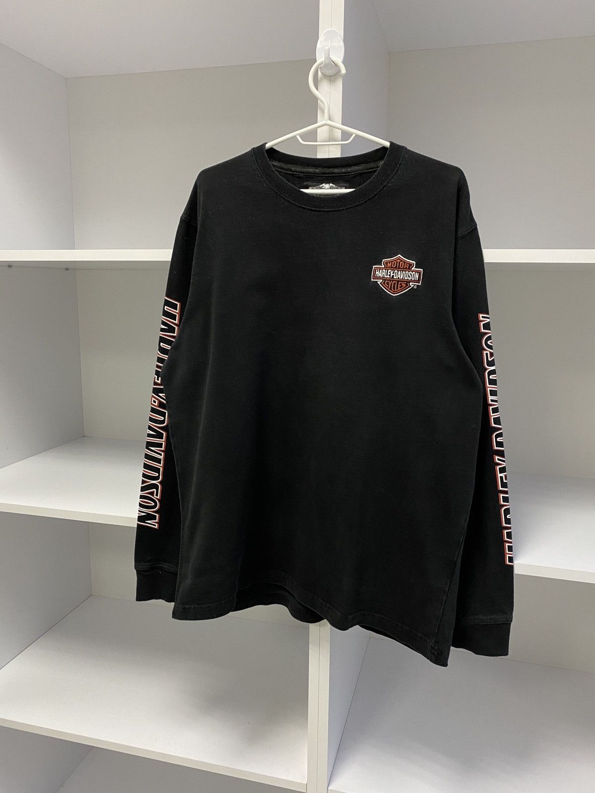 Harley Davidson × Vintage Vintage Harley Davidson Long Sleeve sweatshirt Size US L / EU 52-54 / 3 - 2 Thumbnail
