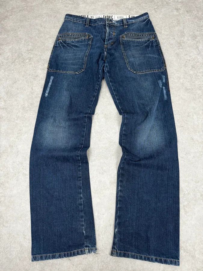 Dolce & Gabbana FW06 Dolce & Gabbana Blue Flat Pockets Jeans Size US 33 - 4 Thumbnail