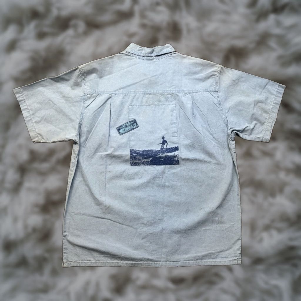 Gotcha VINTAGE Gotcha Shirt Mens XL 80s Surf NOS Blue Chambray Skate Size US XL / EU 56 / 4 - 1 Thumbnail