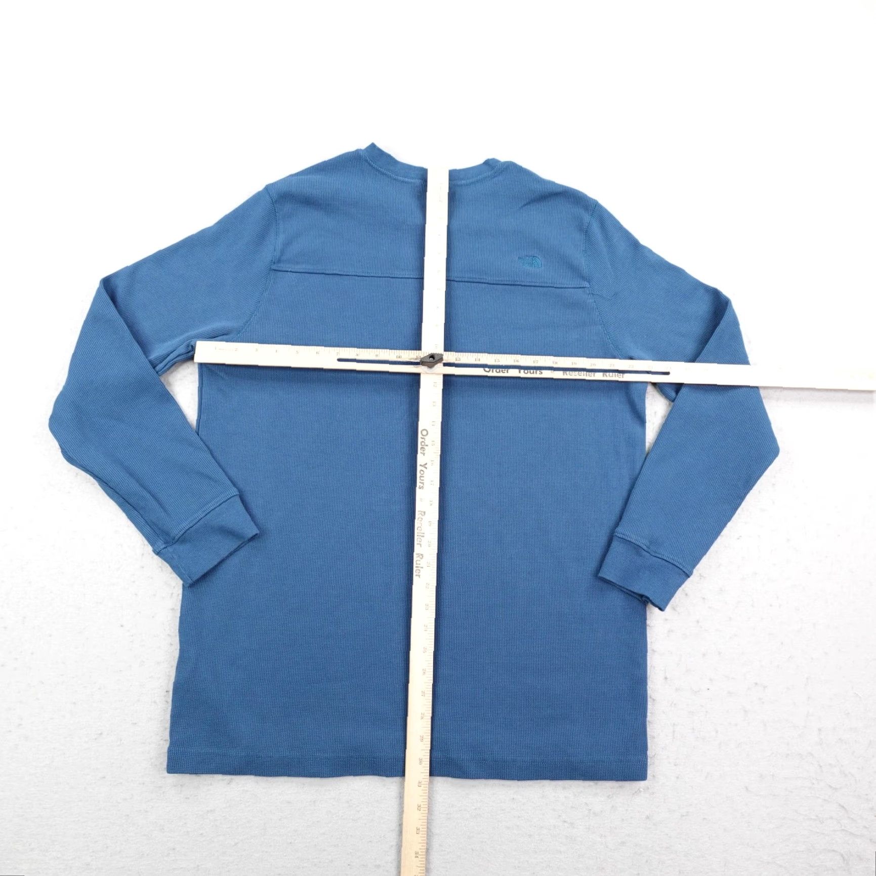 The North Face North Face Shirt Mens 2XL Blue Waffle Knit Thermal Henley Long Sleeve Outdoors Size US XXL / EU 58 / 5 - 5 Thumbnail