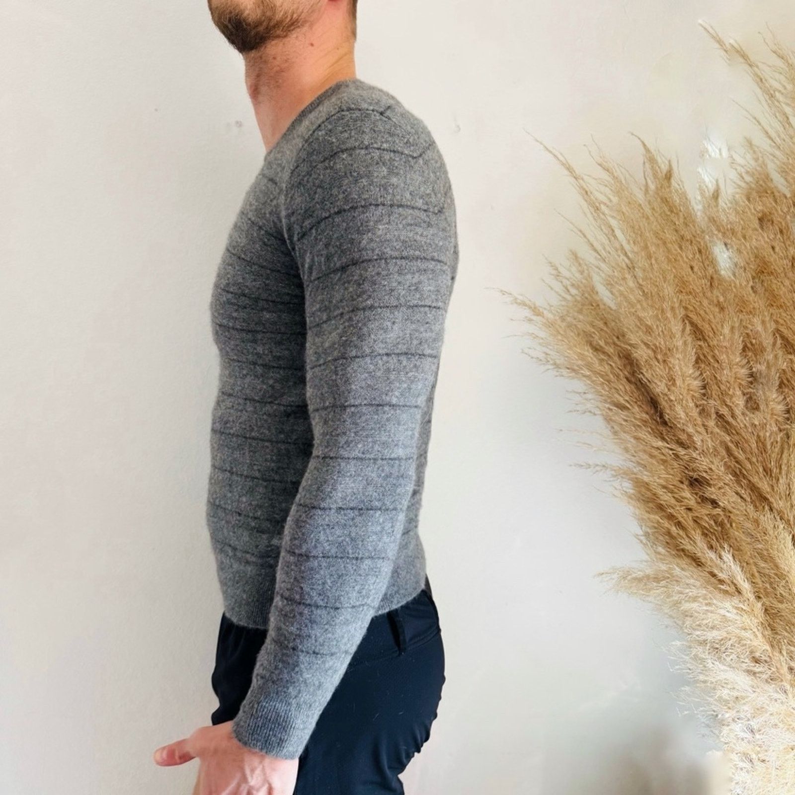 Theory THEORY Dark Light Gray Grey Cashmere $365 Pullover Sweater Size US XS / EU 42 / 0 - 5 Thumbnail