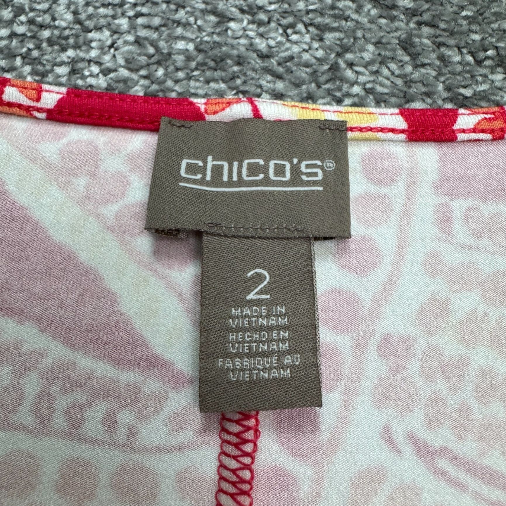 Vintage VINTAGE Chico's Paisley Midi Tank Dress Womens Large Pink Orange Sleeveless Summer Boho Chic Size XS / US 0-2 / IT 36-38 - 5 Thumbnail
