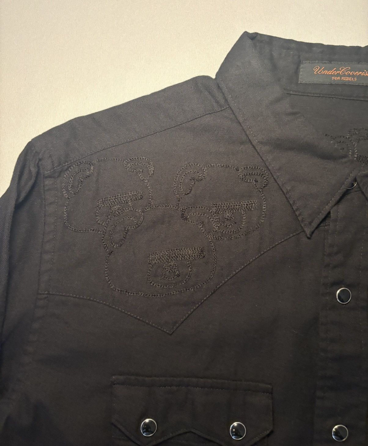 Undercover Undercover SS04 Western Snap Button 3/4 Sleeve Button Down Size US M / EU 48-50 / 2 - 3 Thumbnail