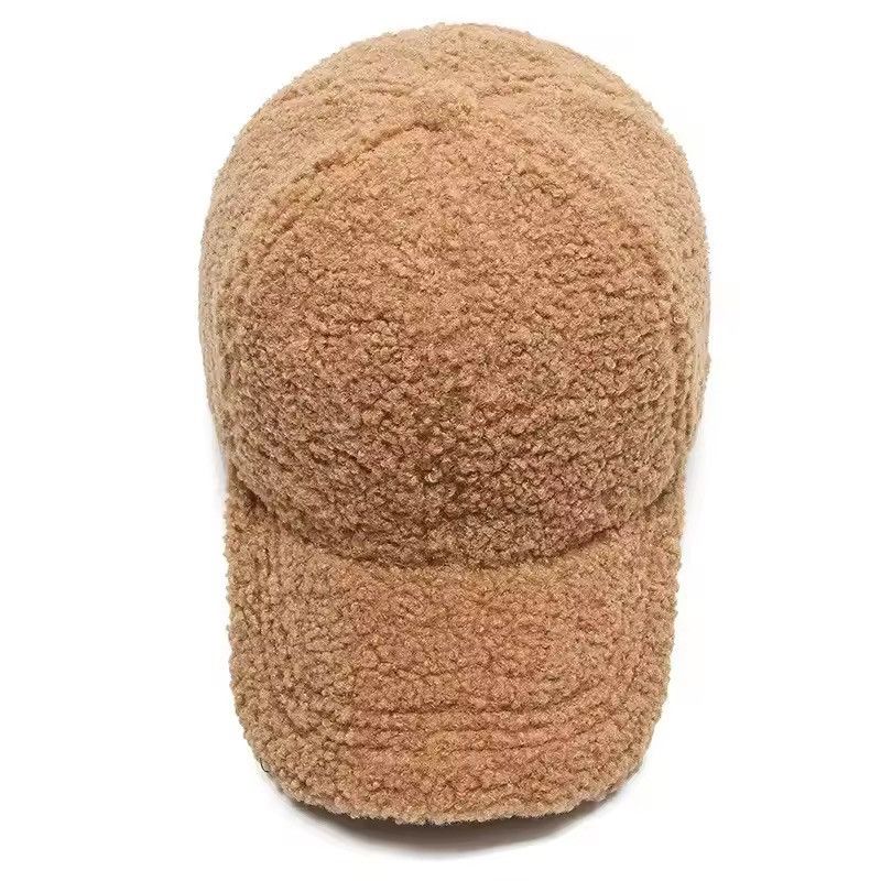 Japanese Brand Artificial Plush Lamb Wool Baseball Cap Size ONE SIZE - 2 Thumbnail