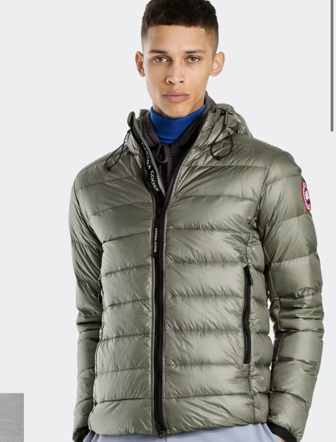 Canada Goose Crofton Hoodie Sagebrush Shiny Material Size US XXL / EU 58 / 5 - 1 Thumbnail
