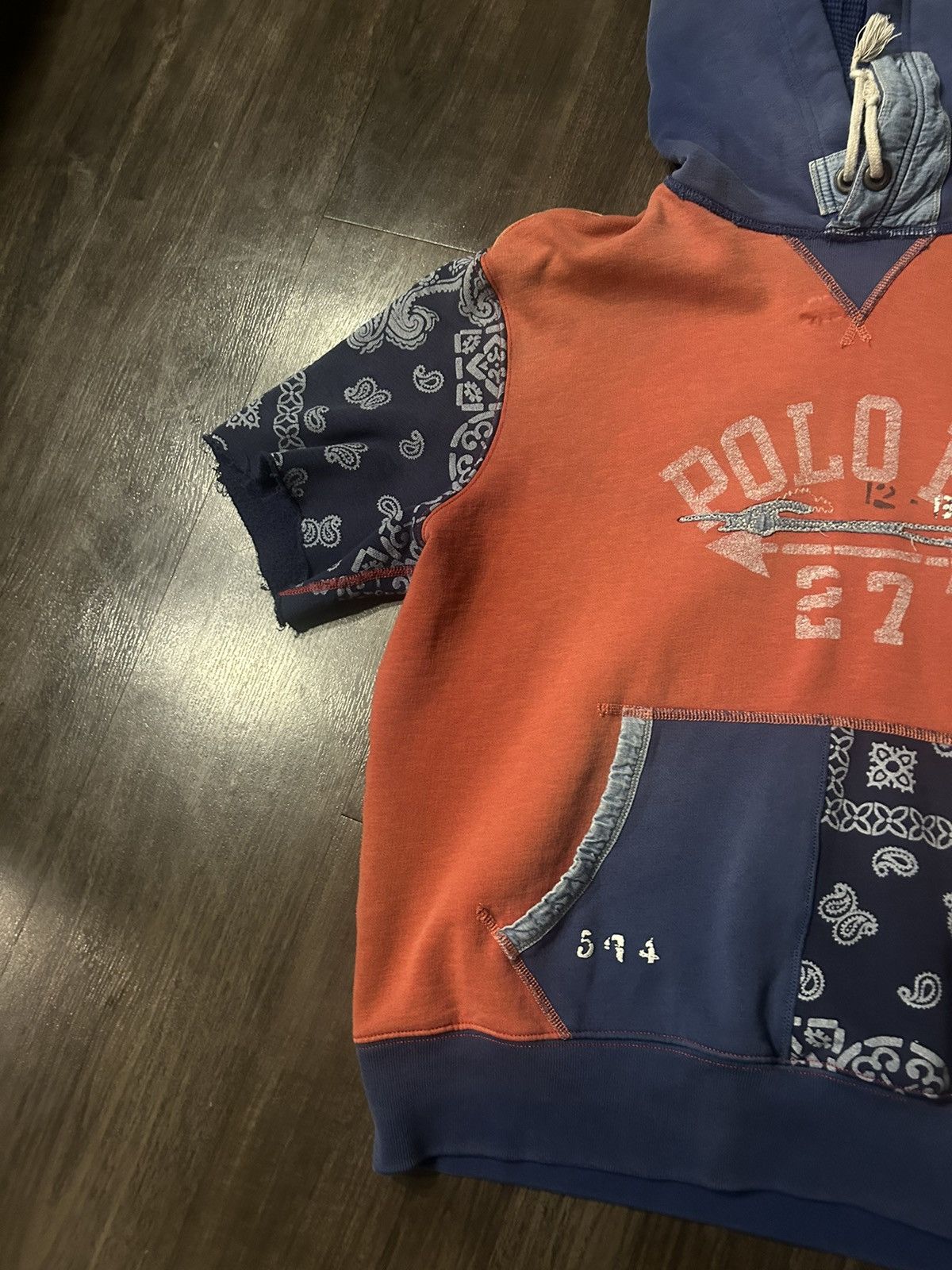 Polo Ralph Lauren Polo graphic print half sleeve hoodie Size US M / EU 48-50 / 2 - 2 Thumbnail