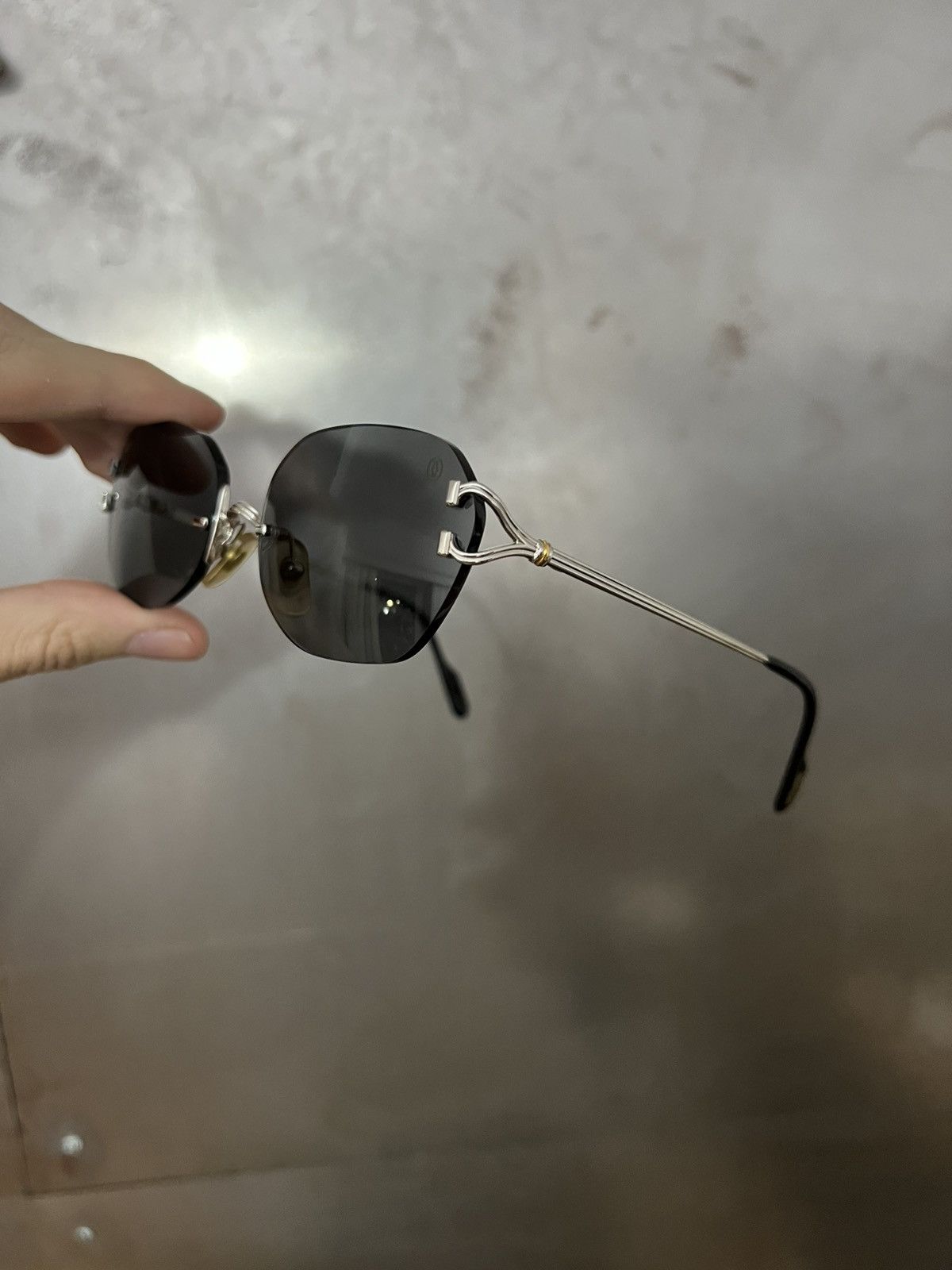 Cartier Cartier Rimless Sunglasses Size ONE SIZE - 2 Thumbnail