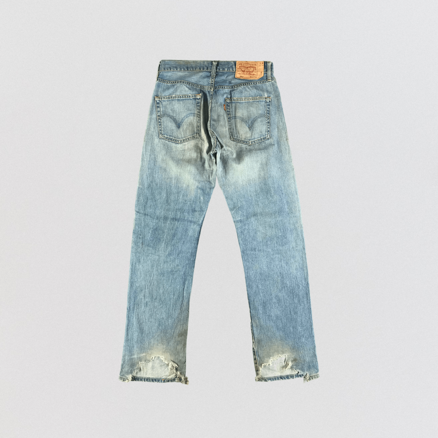 Levi's × Vintage Vintage 90s Blue Wash Levis 501 Jeans-JM3337 Size US 31 - 2 Thumbnail